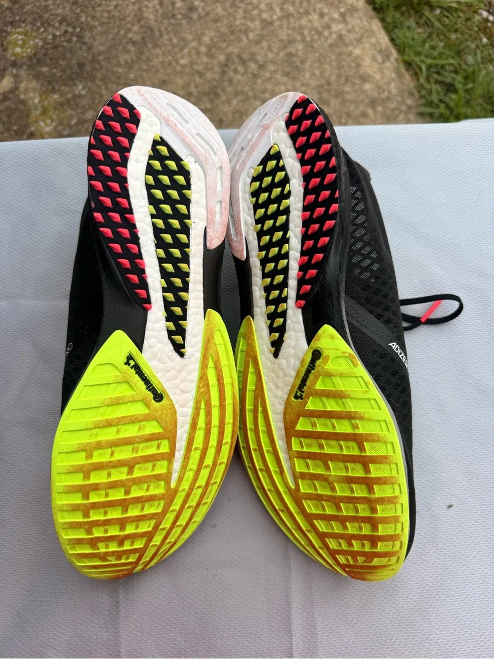 Adidas Adizero Pro LIGHTSTRIKE — Lightweight Athletic Sneakers with Neon Accents